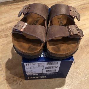 Birkenstock Arizona brown leather size 39